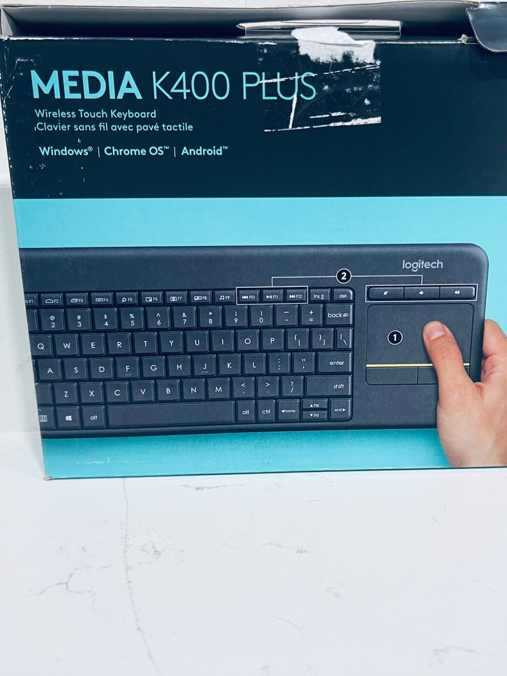 NEW! Logitech Wireless Keyboard NIB - Picture 4 of 11